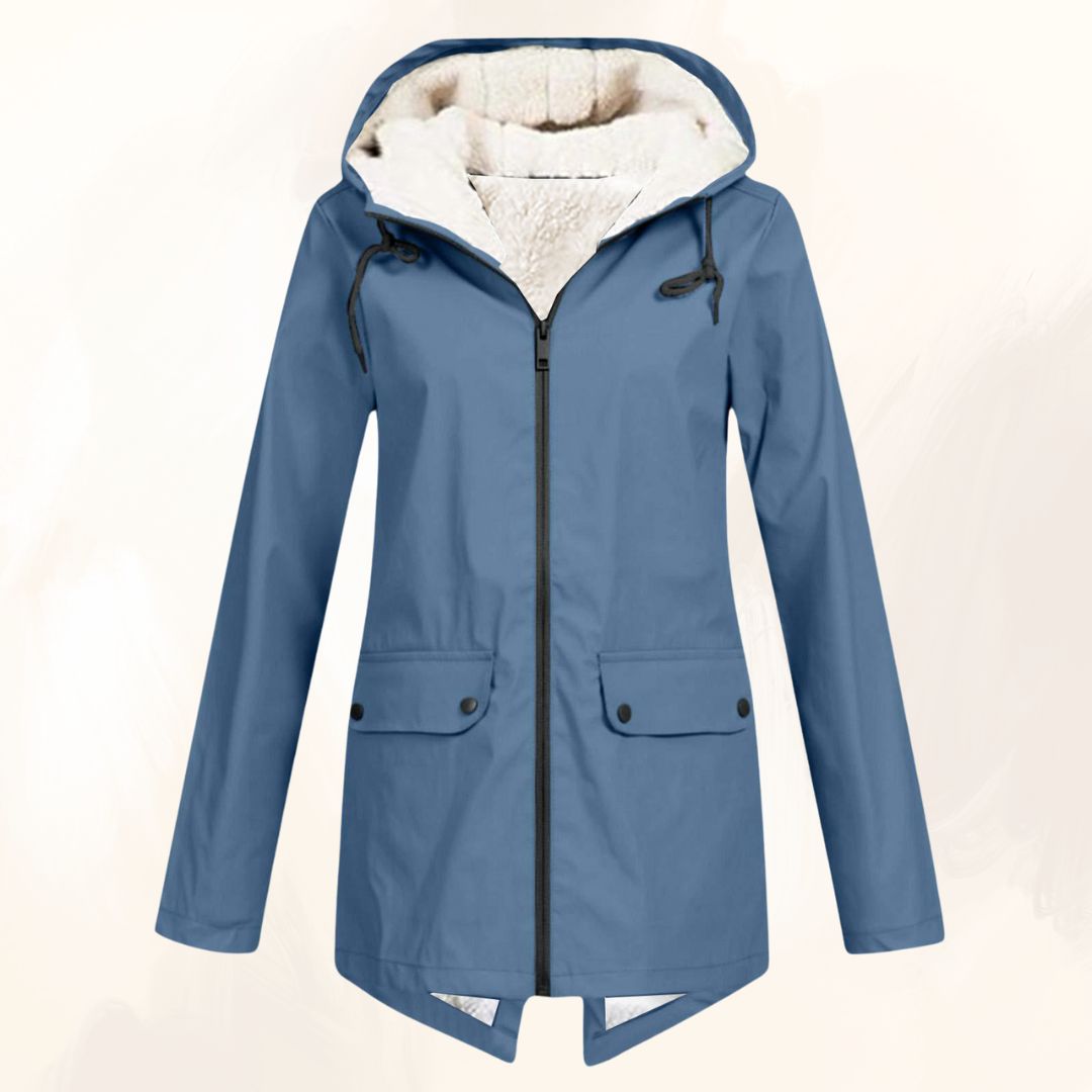 Amelia - waterproof winter jacket with fluffy fur lining