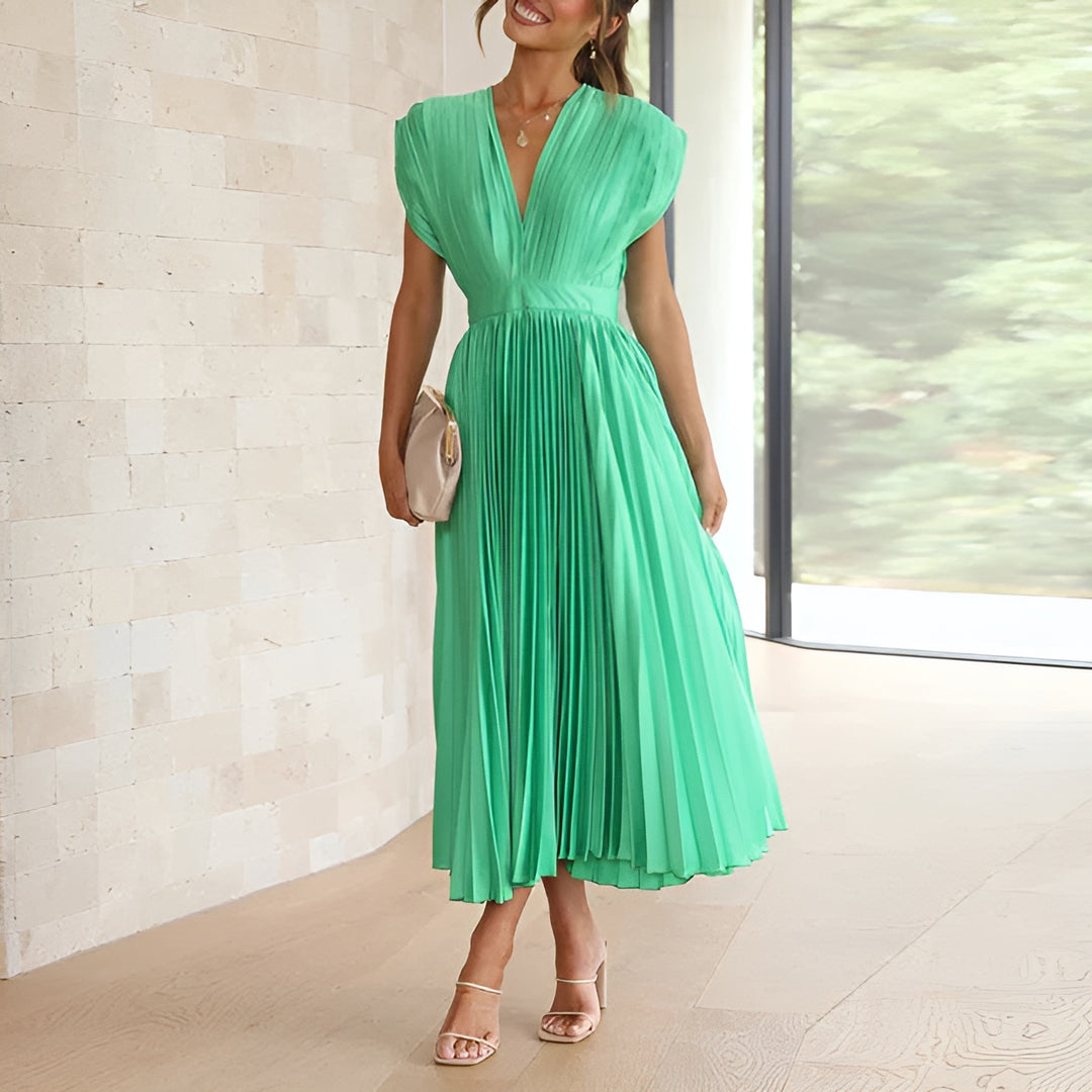 Myla - Maxi Dress with V-Neck