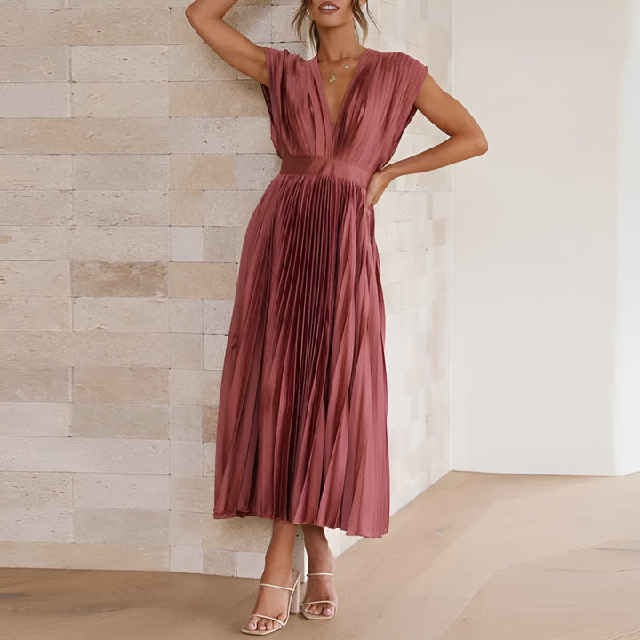 Myla - Maxi Dress with V-Neck