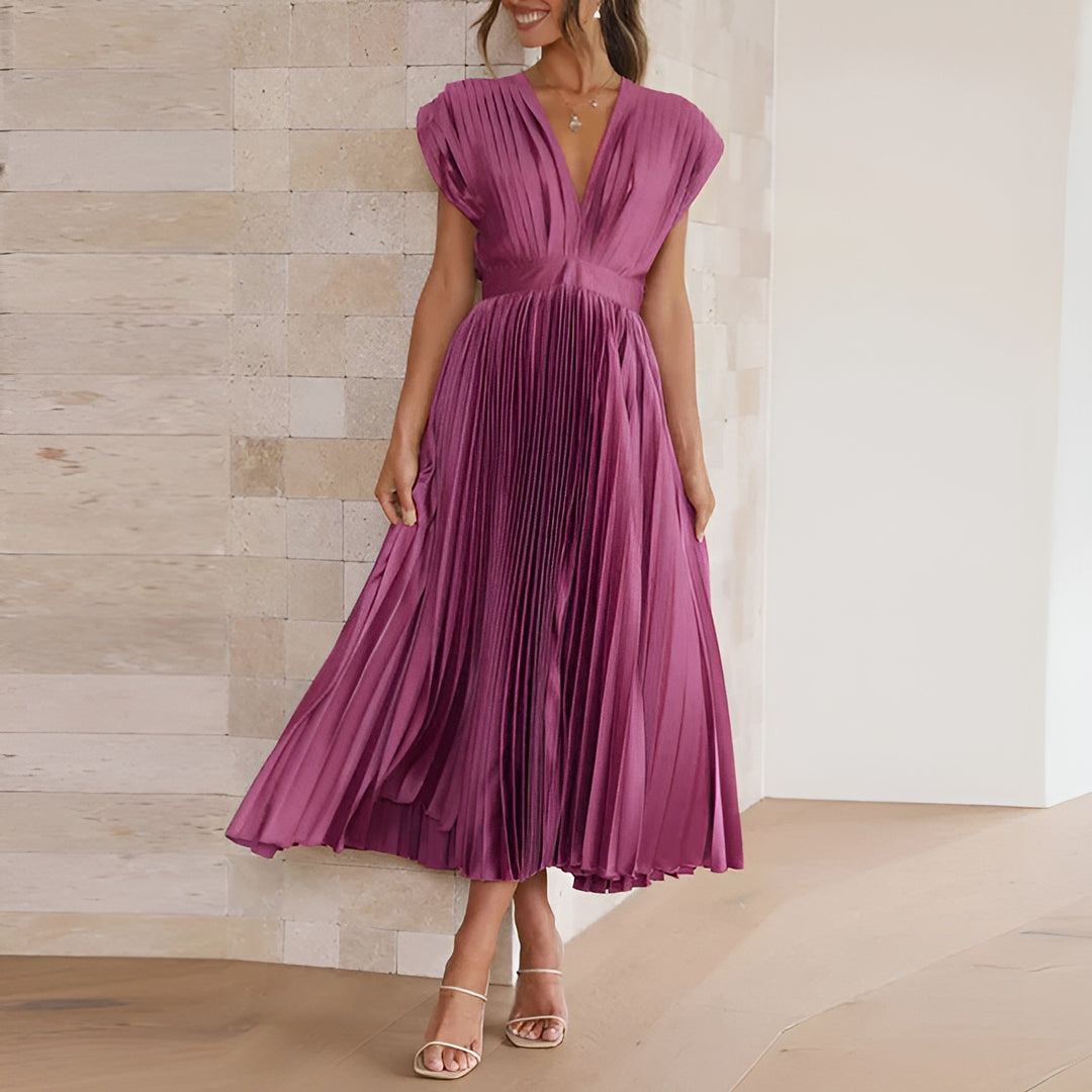 Myla - Maxi Dress with V-Neck