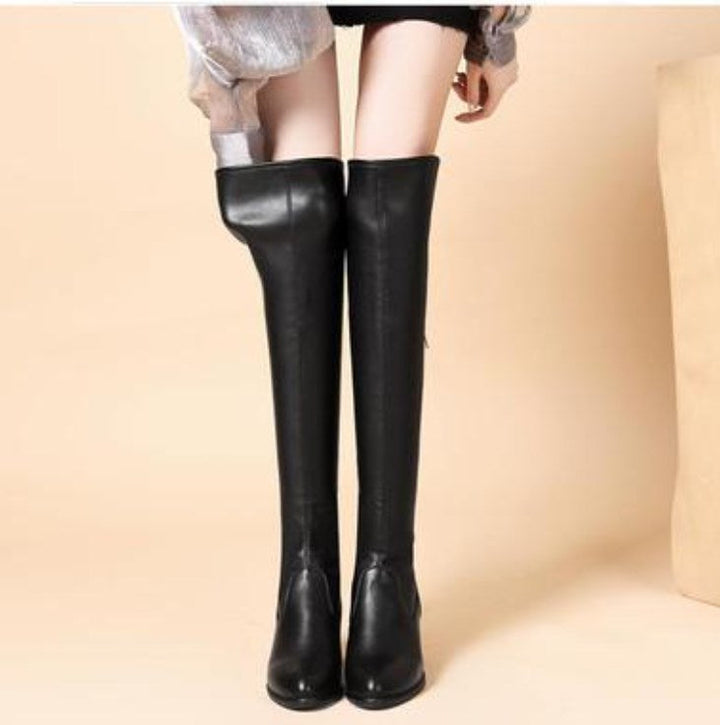 Emma - Soft and Fleece Knee High Boots