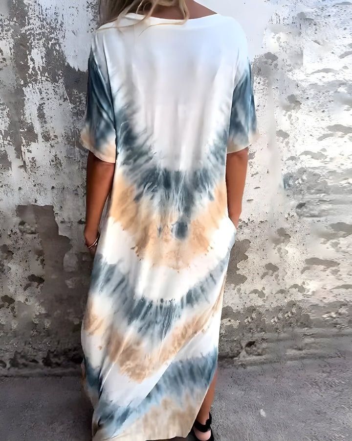 Quinn - Tie Dye Boho Dress