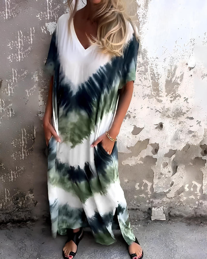 Quinn - Tie Dye Boho Dress