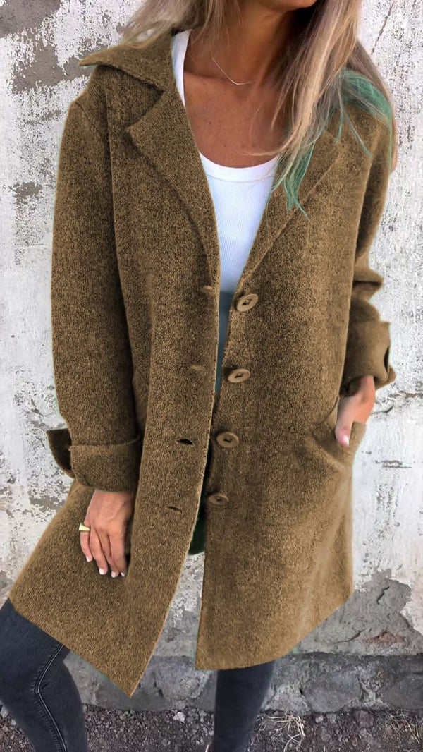 Lillian - Casual Coat with Lapels