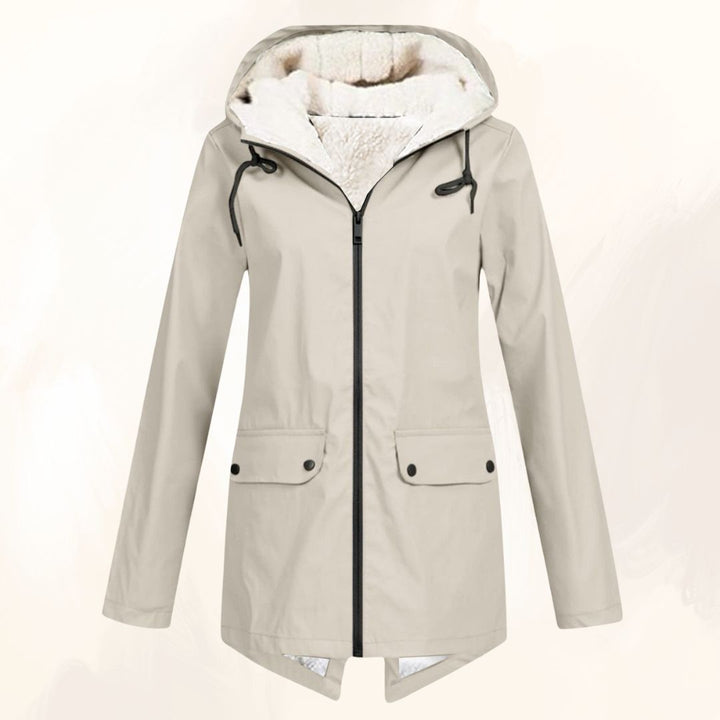 Amelia - waterproof winter jacket with fluffy fur lining