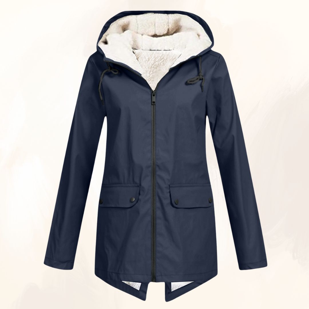 Amelia - waterproof winter jacket with fluffy fur lining