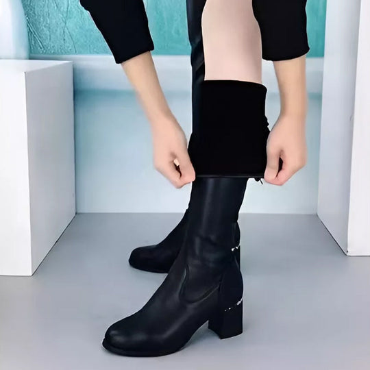 Emma - Soft and Fleece Knee High Boots