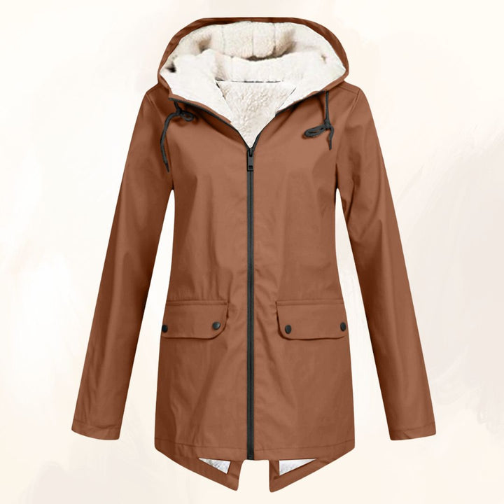 Amelia - waterproof winter jacket with fluffy fur lining