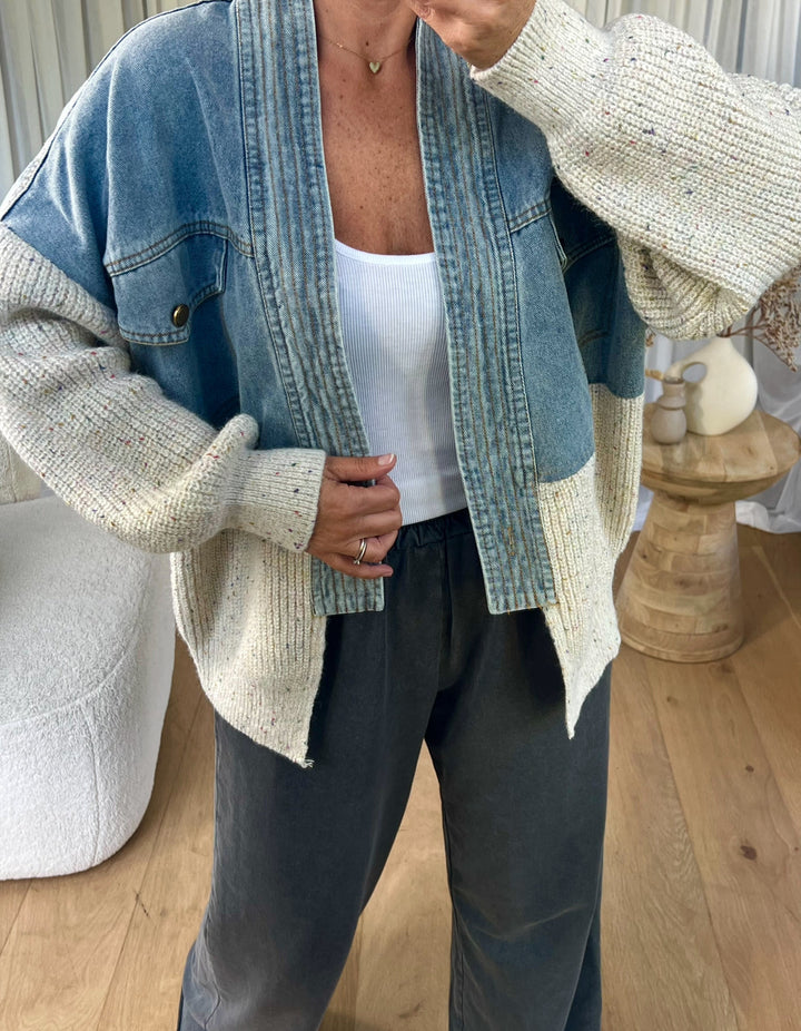 Julie - Denim Jacket Pullover