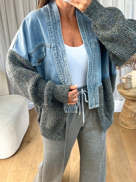 Julie - Denim Jacket Pullover