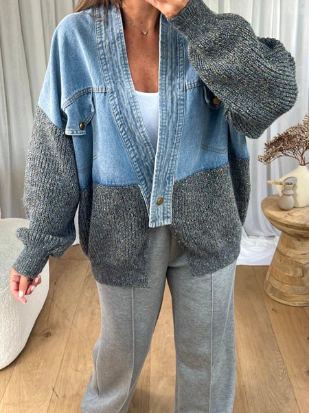 Julie - Denim Jacket Pullover