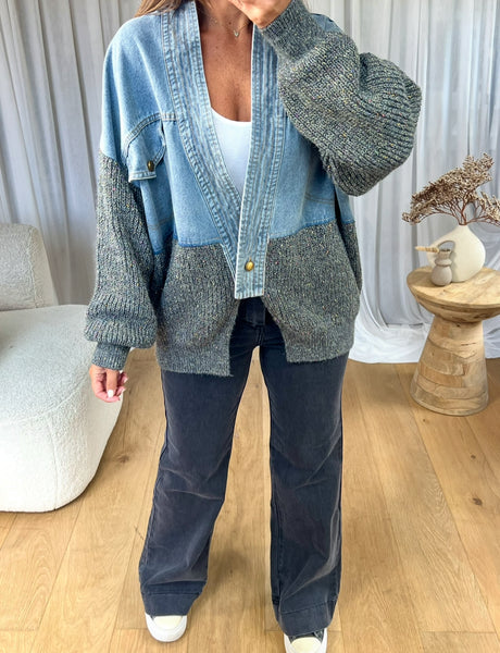 Julie - Denim Jacket Pullover