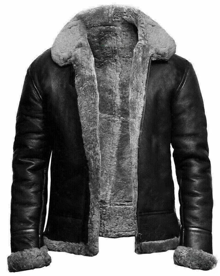 Aaron - Winter leather jacket