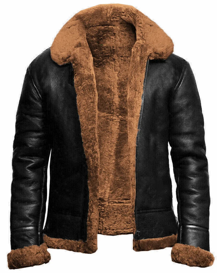 Aaron - Winter leather jacket