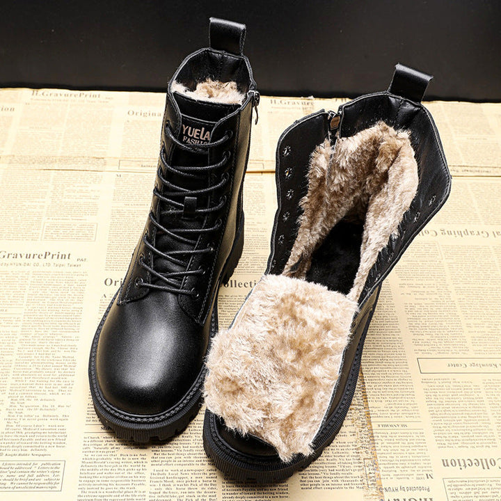 Laura - Elegant winter boots in leather look