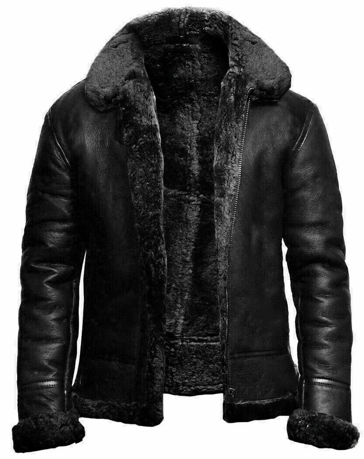 Aaron - Winter leather jacket