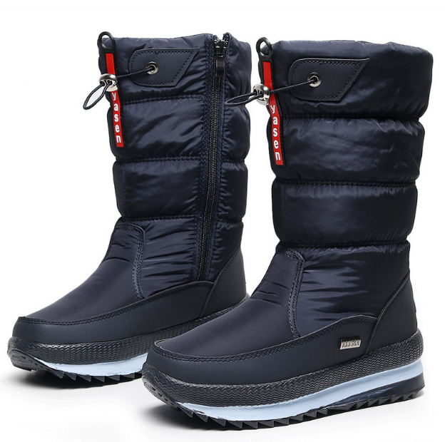 Aiden - Non-Slip and Waterproof Snow Boots in Faux Fur