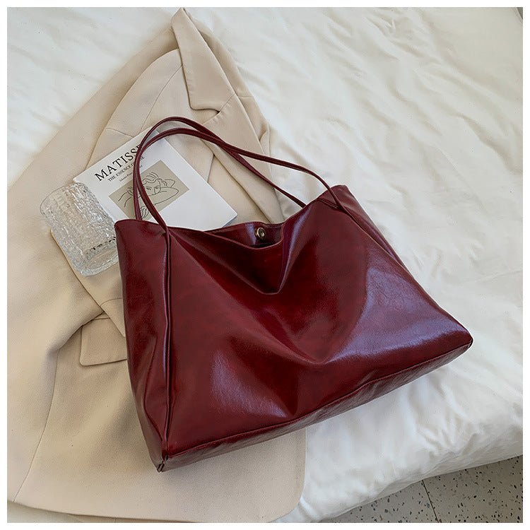 Isabelle - Classic Leather Tote Bag