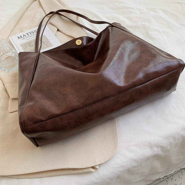 Isabelle - Classic Leather Tote Bag