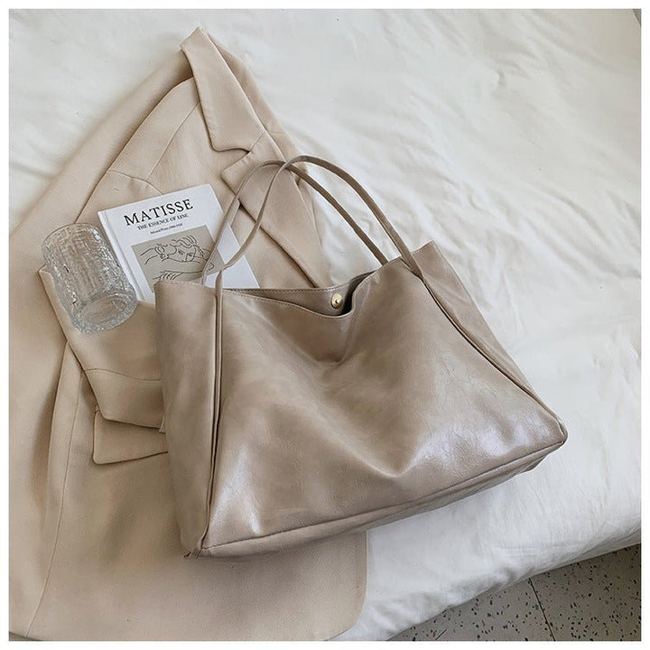 Isabelle - Classic Leather Tote Bag