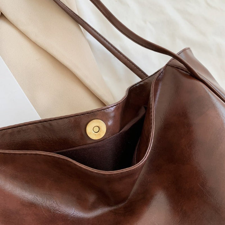 Isabelle - Classic Leather Tote Bag