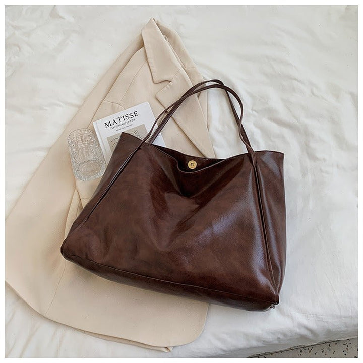 Isabelle - Classic Leather Tote Bag