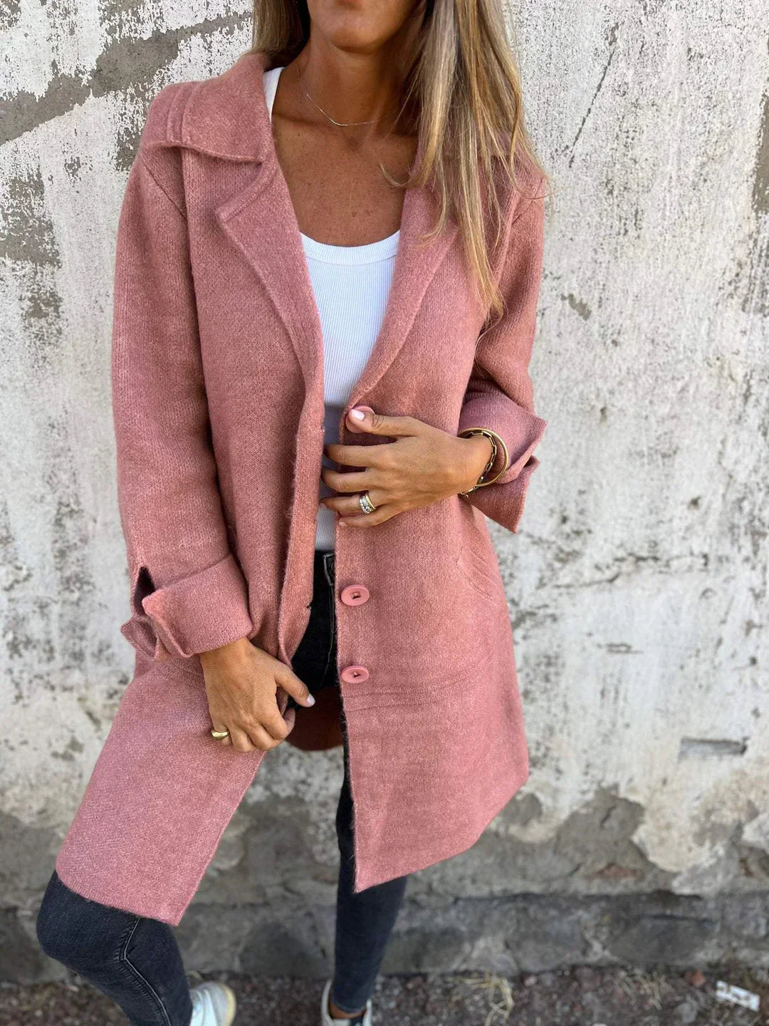 Lillian - Casual Coat with Lapels