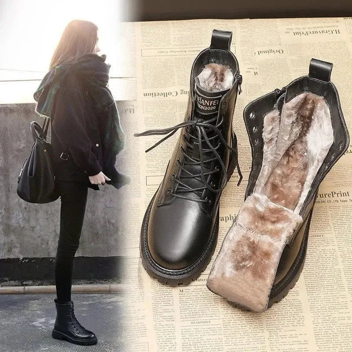 Laura - Elegant winter boots in leather look