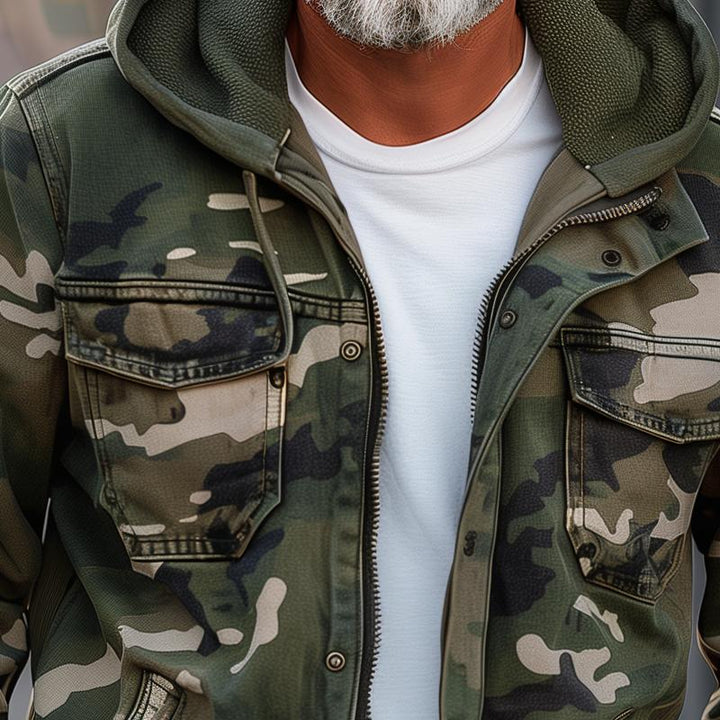 Terry - Men's Camouflage Cargo Jacket